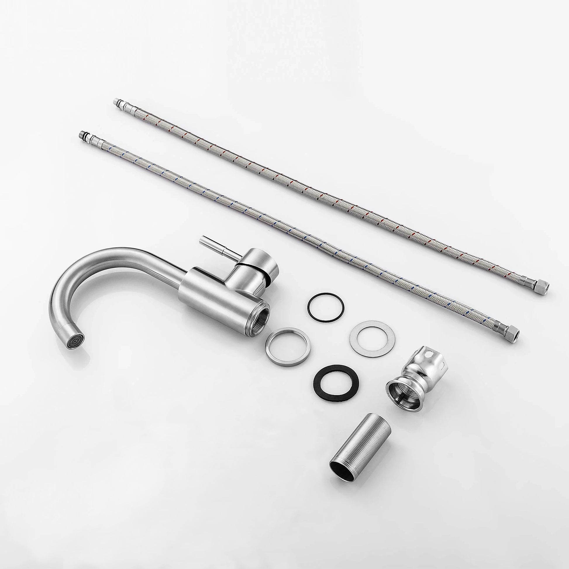 Lordear Brass Single-Handle Bathroom Faucet with Water Hoses  from Lordear