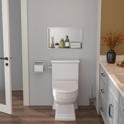 Lordear 20" x 12" Stainless Steel Bathroom Rectangle Recessed Wall Niche
