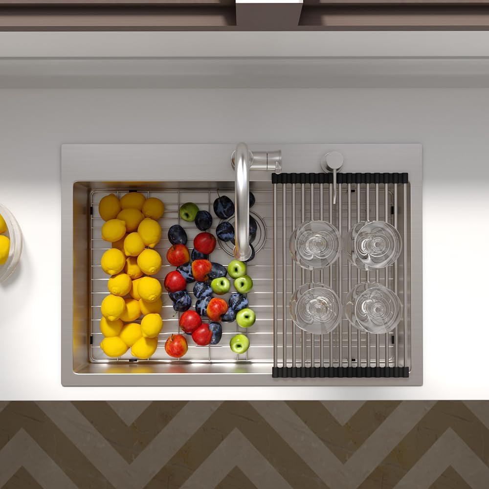 Lordear Stainless Steel Drop-In Single Bowl Kitchen Sink  from Lordear