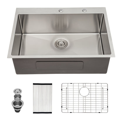 Lordear Stainless Steel Drop-In Single Bowl Kitchen Sink  from Lordear