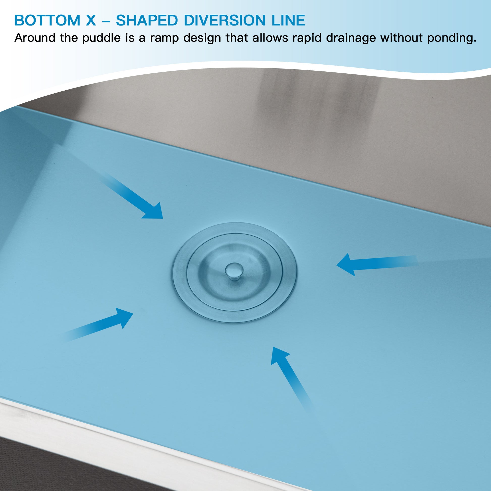 Lordear 45" Stainless Steel Undermount Single Bowl Workstation Kitchen Sink  from Lordear