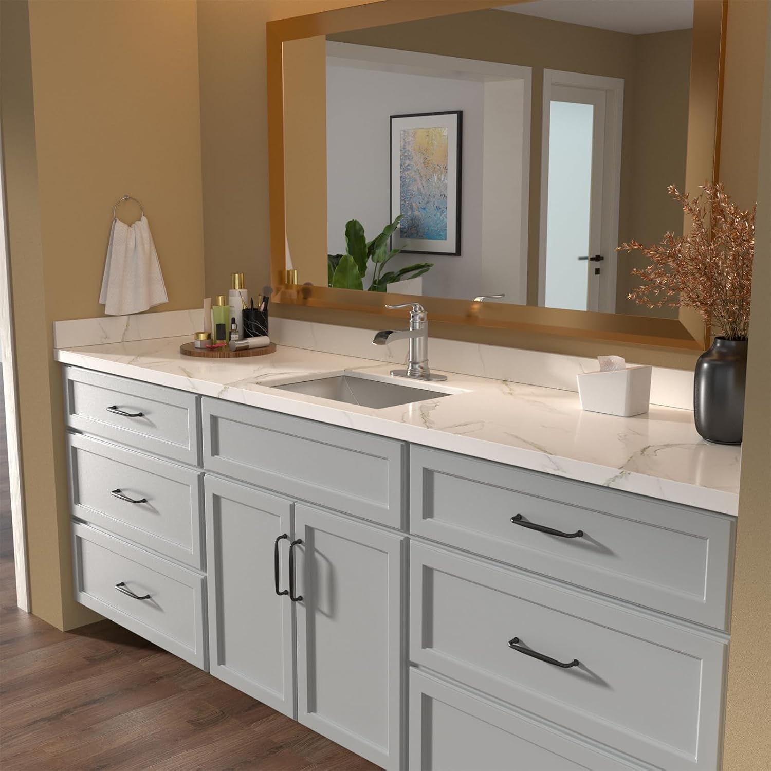 Lordear 18" Stainless Steel Undermount Rectangle Bathroom Sink with Drain  from Lordear