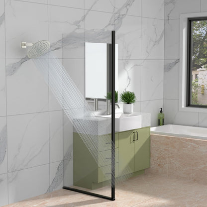 Lordear 6" Stainless Steel Wall Mounted Rain Shower Head Extension Shower Arm  from Lordear