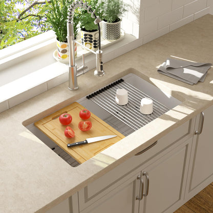Lordear 32" Quartz Undermount Single Bowl Workstation Kitchen Sink  from Lordear