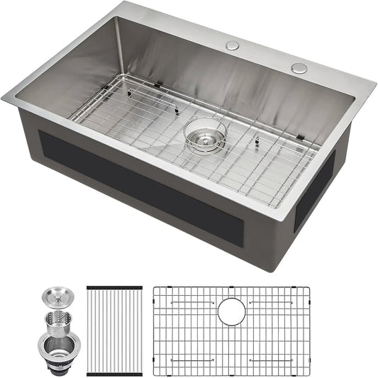 Lordear Stainless Steel Drop-In Single Bowl Kitchen Sink  from Lordear 1499