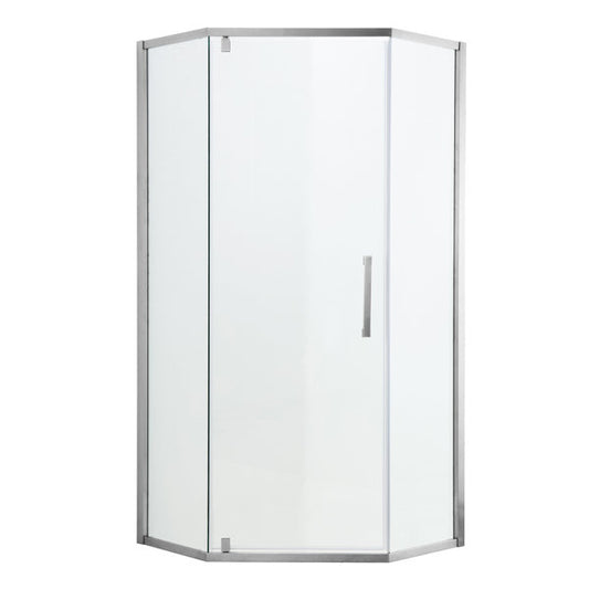 Lordear 72" Tempered Glass Frameless Corner Frame Shower Door  from Lordear