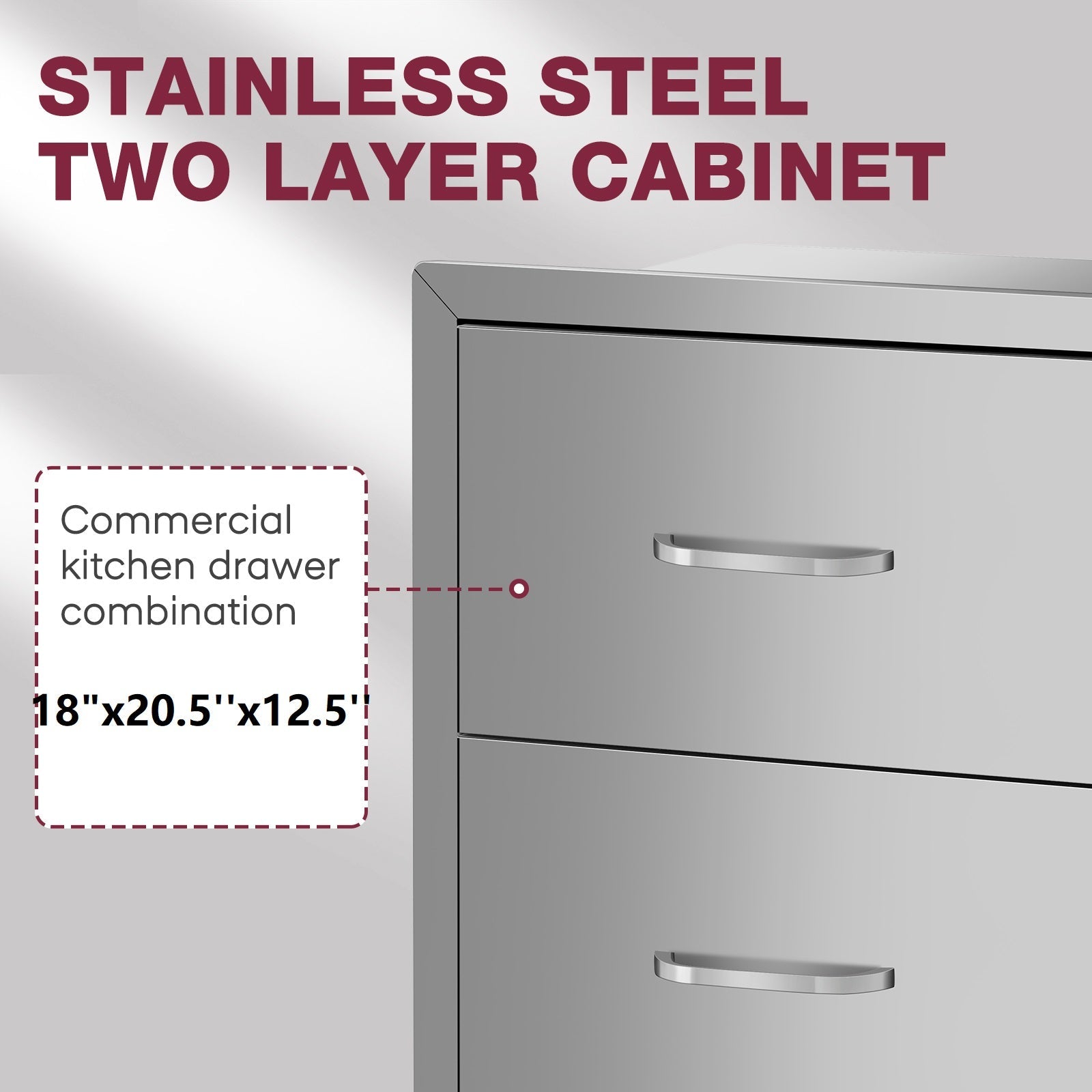 Double Drawer cabinets for outdoor kitchens or courtyards  from Lordear