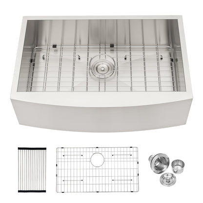 Lordear 33" Stainless Steel Apron Front Farmhouse Kitchen Sink  from Lordear