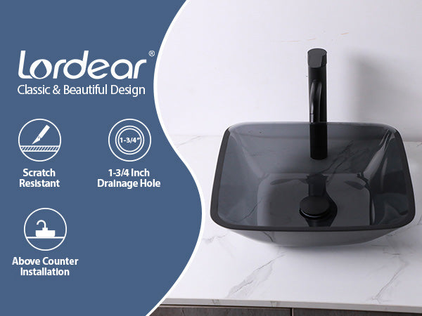 Bathroom Glass Vessel Sink