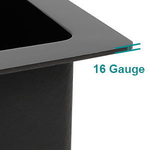 16 Gauge stainless steel