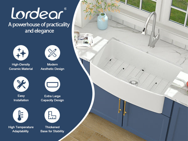 Premium Farmhouse Kitchen Sink