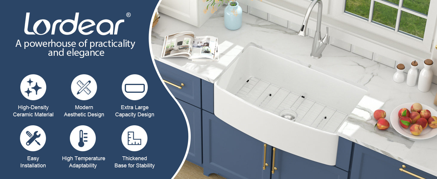 Premium Farmhouse Kitchen Sink