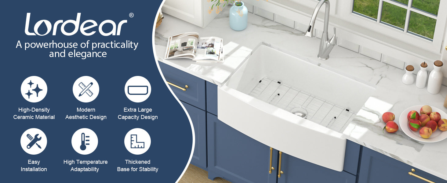 Premium Farmhouse Kitchen Sink