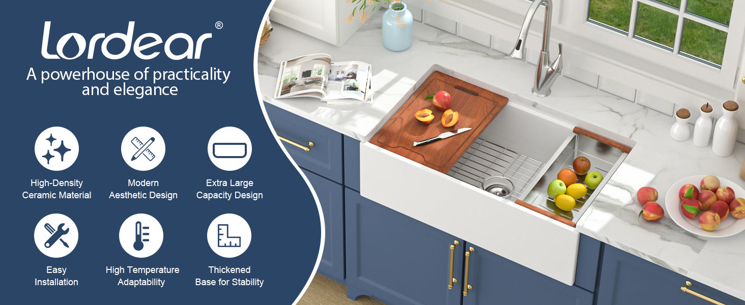 Premium Farmhouse Kitchen Sink
