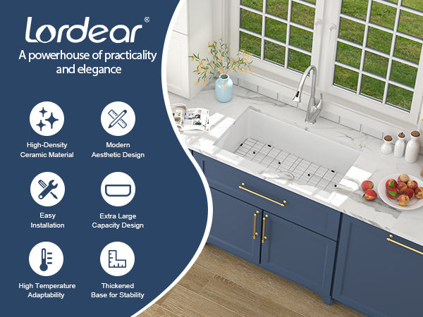 Premium Farmhouse Kitchen Sink