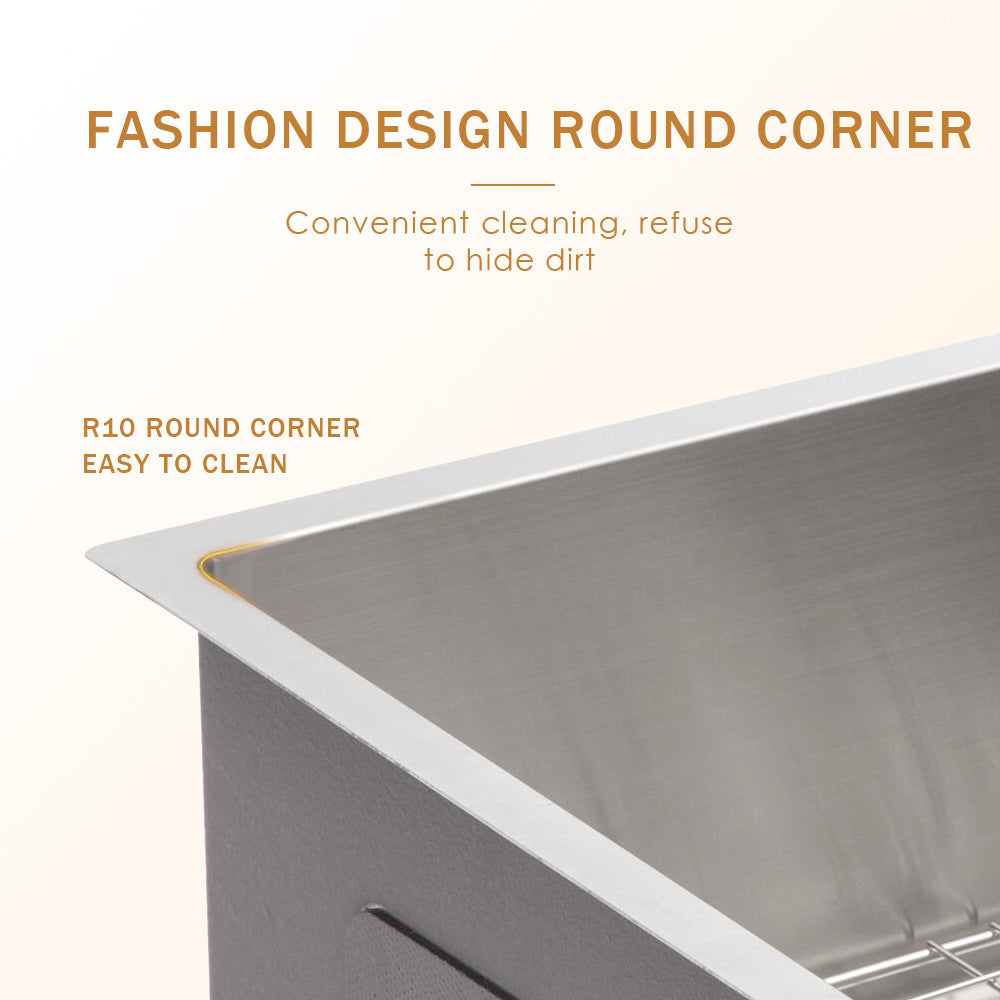Lordear 24" x 21" Stainless Steel Single Bowl Apron Front Farmhouse Kitchen Sink  from Lordear
