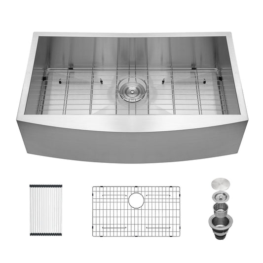 Lordear 36'' Stainless Steel Undermount Single Bowl Farmhouse Kitchen Sink  from Lordear 2000
