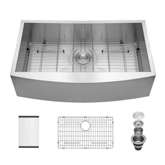 Lordear 36'' Stainless Steel Undermount Single Bowl Farmhouse Kitchen Sink  from Lordear