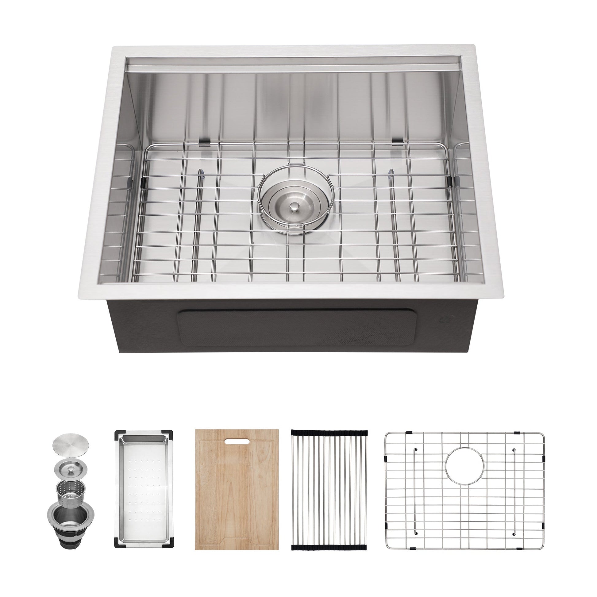Lordear 23" Stainless Steel Undermount Single Bowl Workstation Kitchen Sink  from Lordear