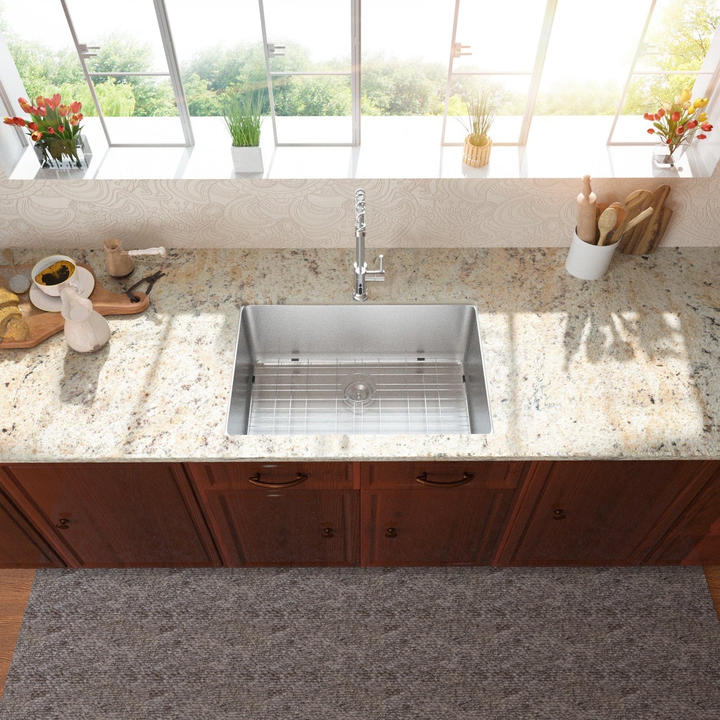 Lordear Stainless Steel Undermount Single Bowl Kitchen Sink  from Lordear
