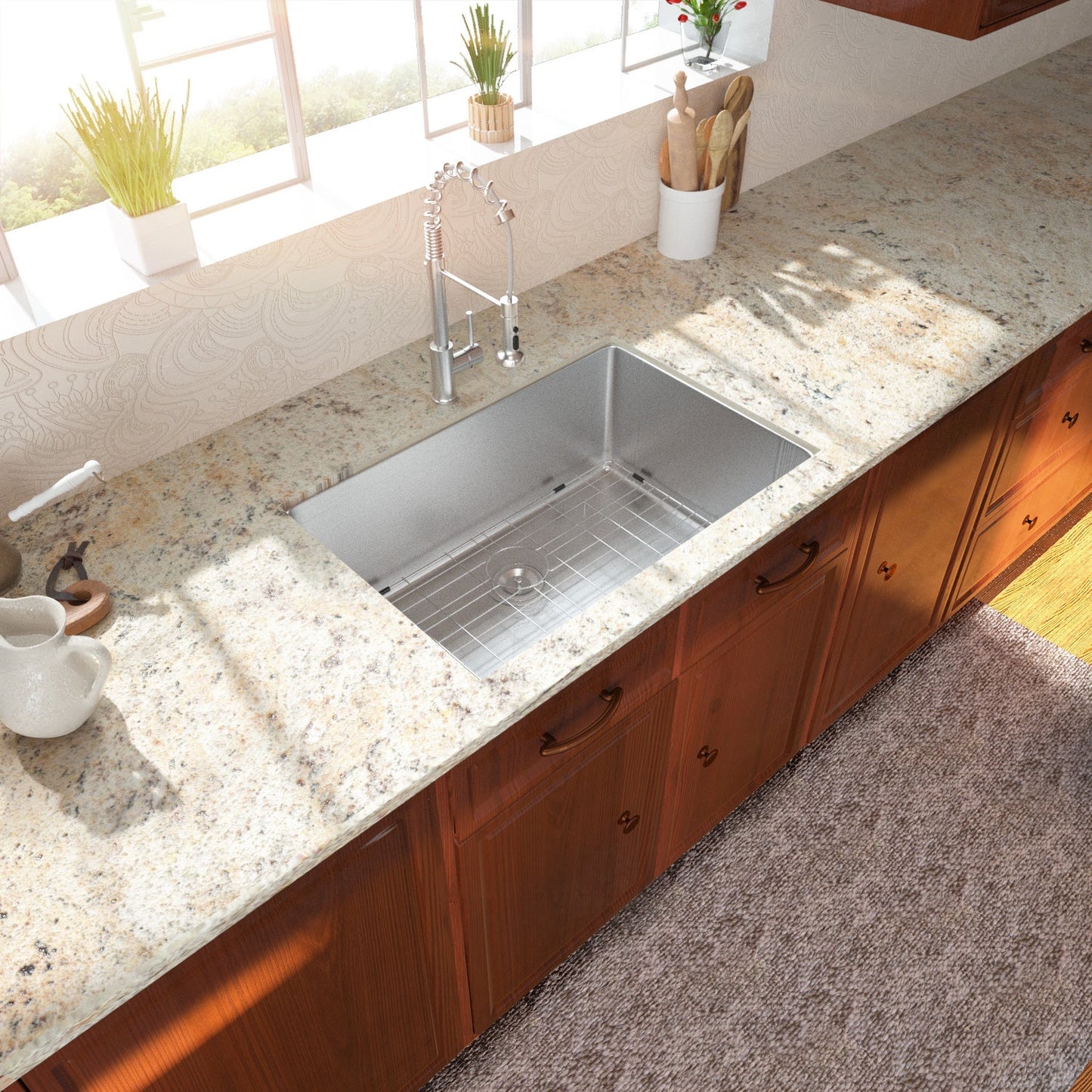 Lordear Stainless Steel Undermount Single Bowl Kitchen Sink  from Lordear
