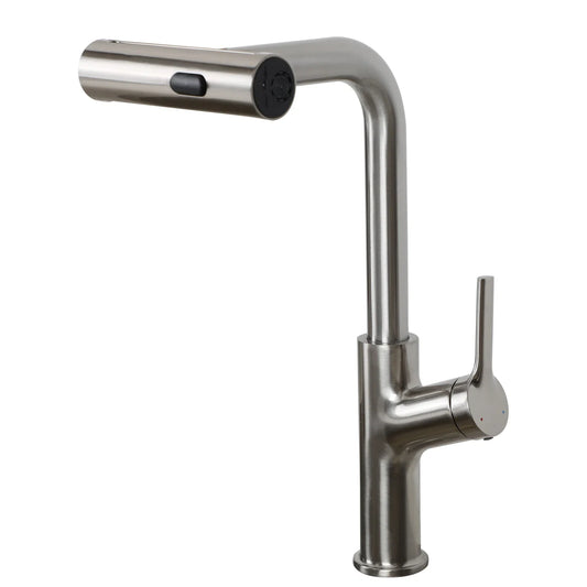 Lordear Stainless Steel Four-Function Pull-Down Sprayer Kitchen Faucet  from Lordear