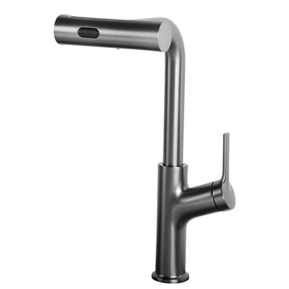Lordear Stainless Steel Four-Function Pull-Down Sprayer Kitchen Faucet  from Lordear