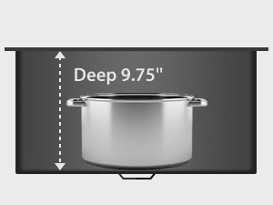 Deep sink