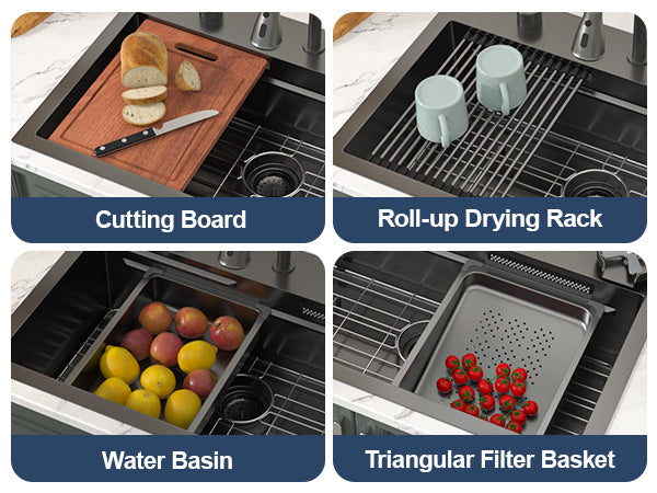 Premium Drop-In Kitchen Sink