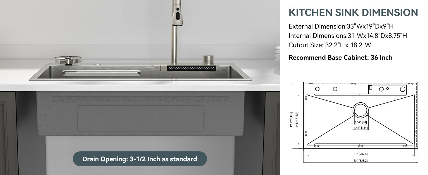Premium Drop-In Kitchen Sink
