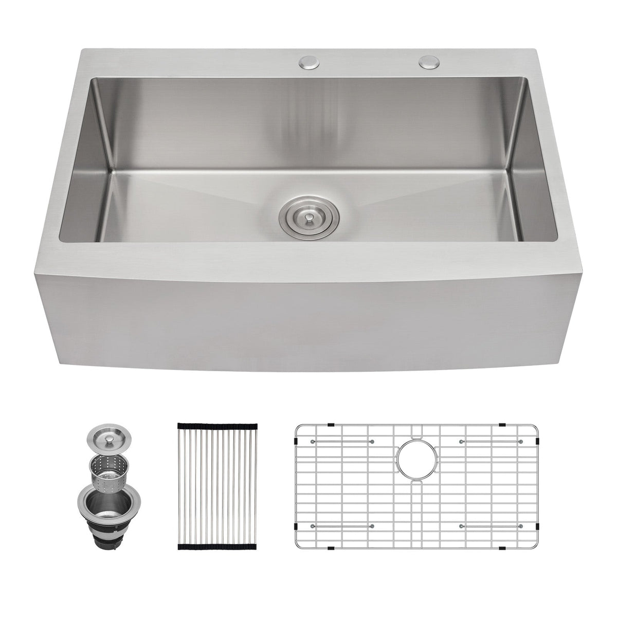 Lordear 33'' Stainless Steel Topmount Single Bowl Apron Front Farmhouse Kitchen Sink  from Lordear