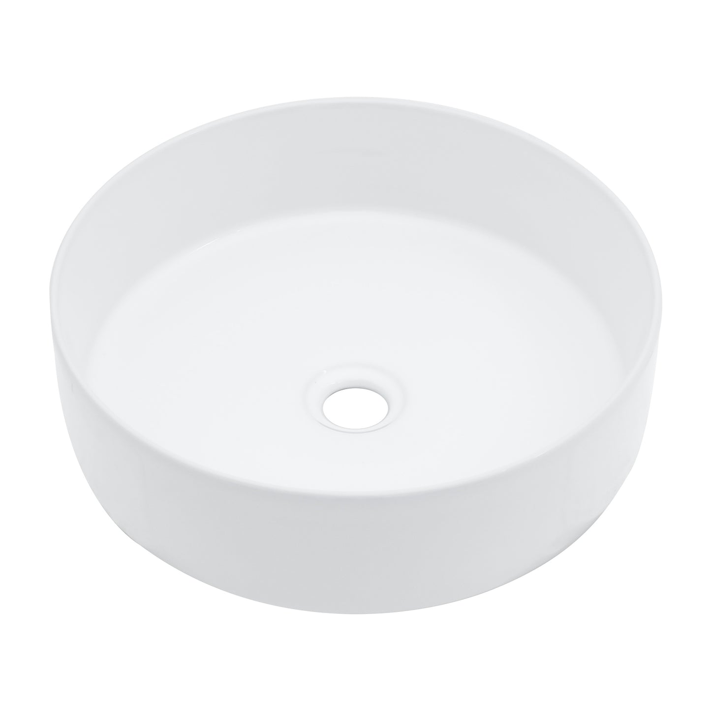 Lordear 16'' x 16'' Ceramic Topmount Round Vessel Bathroom Sink  from Lordear