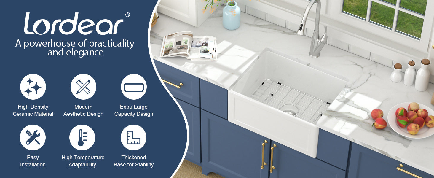 Premium Farmhouse Kitchen Sink