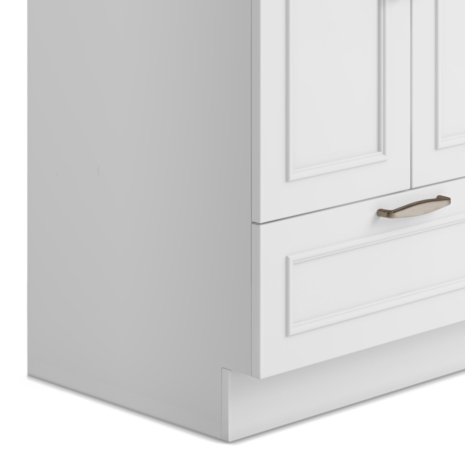 24-inch All-in-One Laundry Utility Sink & Cabinet in Pure White with Faucet  from Lordear