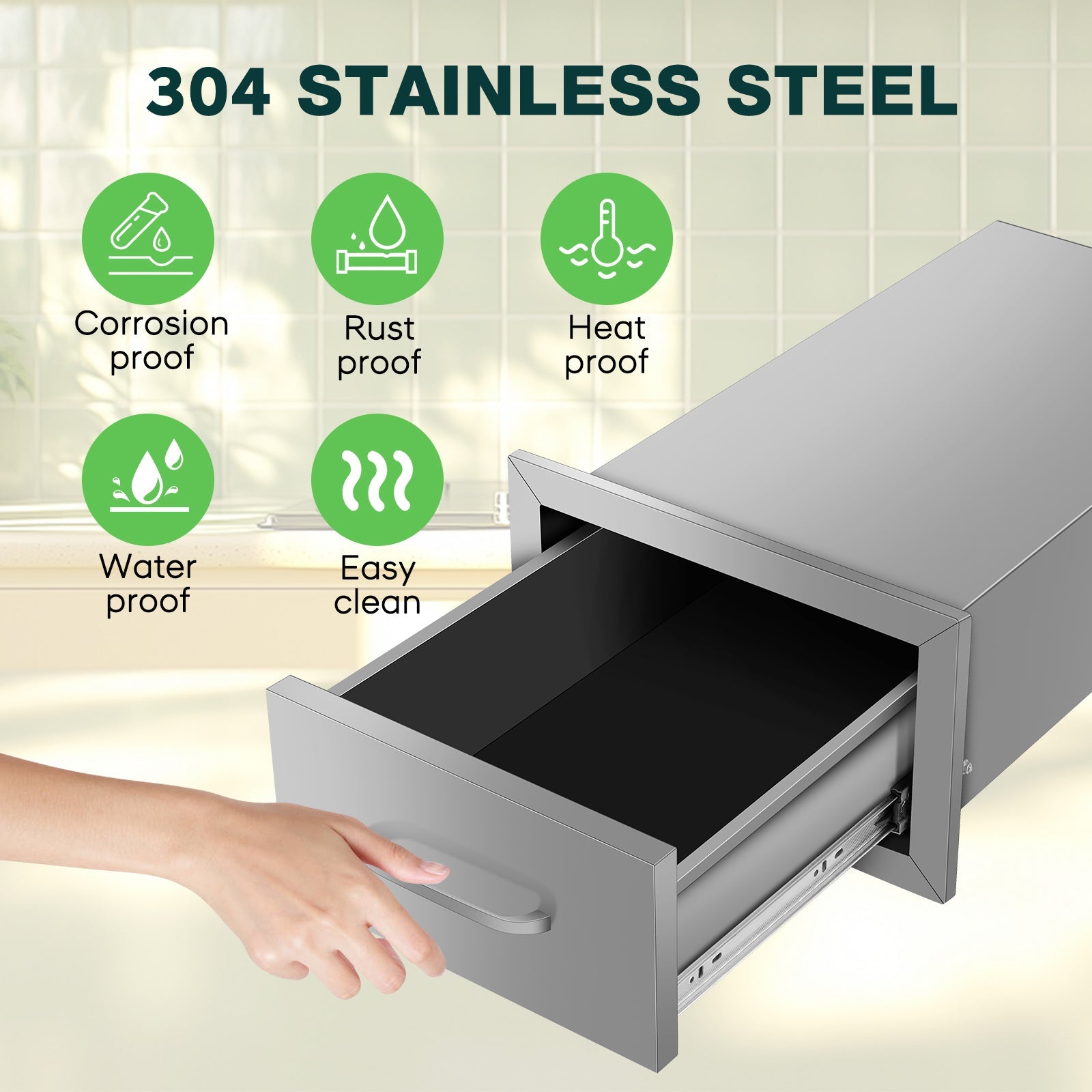 Drawer cabinets for outdoor kitchens or courtyards  from Lordear