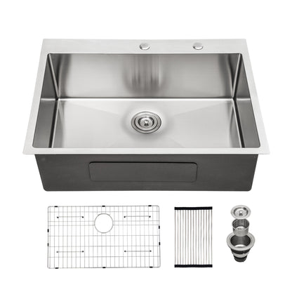 Lordear Stainless Steel Drop-In Single Bowl Kitchen Sink  from Lordear