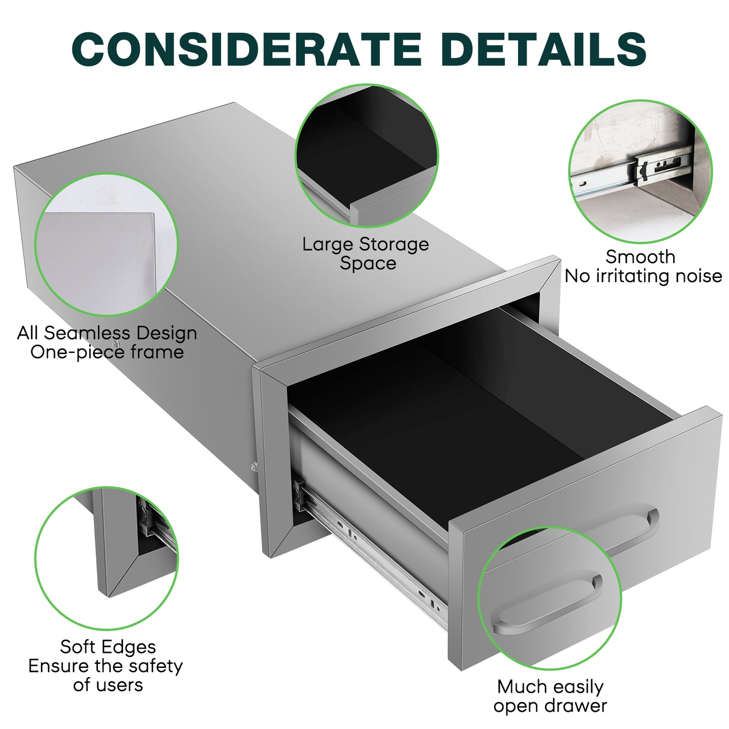 Drawer cabinets for outdoor kitchens or courtyards  from Lordear