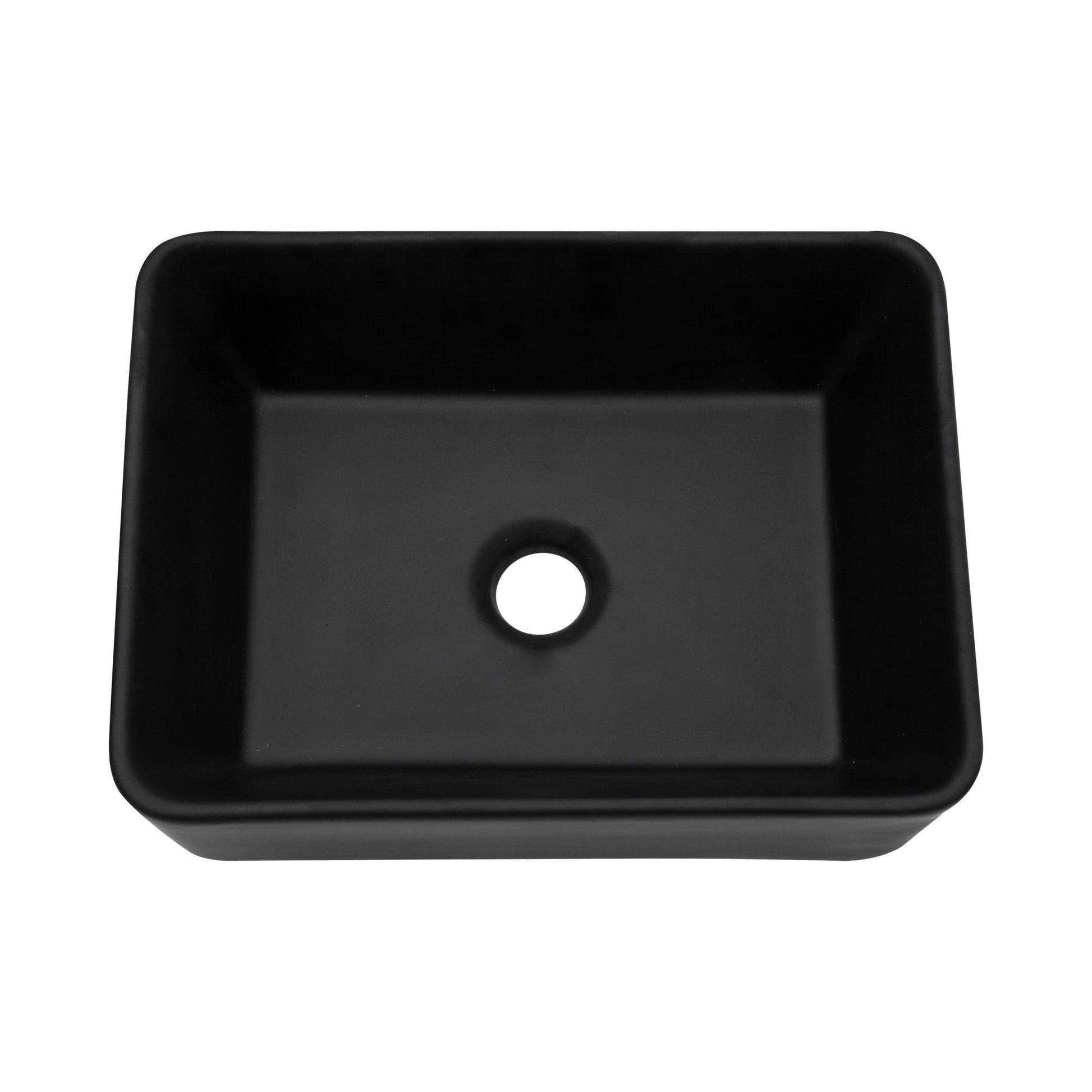 Lordear 16" x 12" Ceramic Rectangular Drop-in Vessel Bathroom Sink  from Lordear