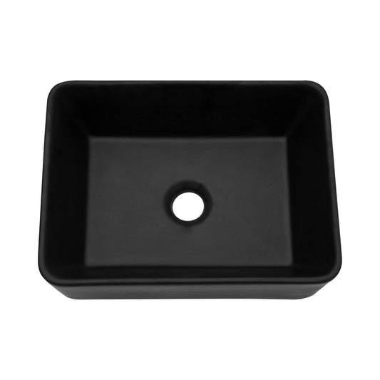 Lordear 16" x 12" Ceramic Rectangular Drop-in Vessel Bathroom Sink  from Lordear