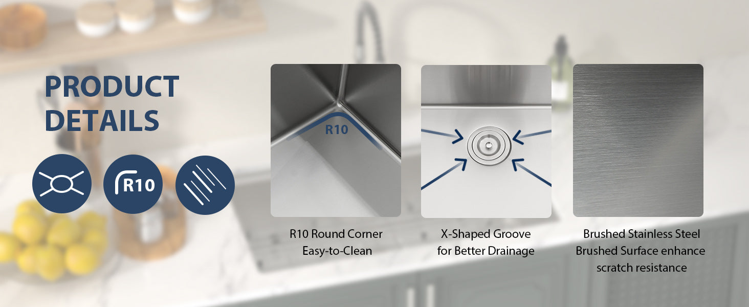 Premium Undermount Kitchen Sink