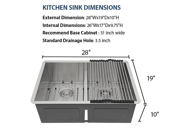 Premium Undermount Kitchen Sink