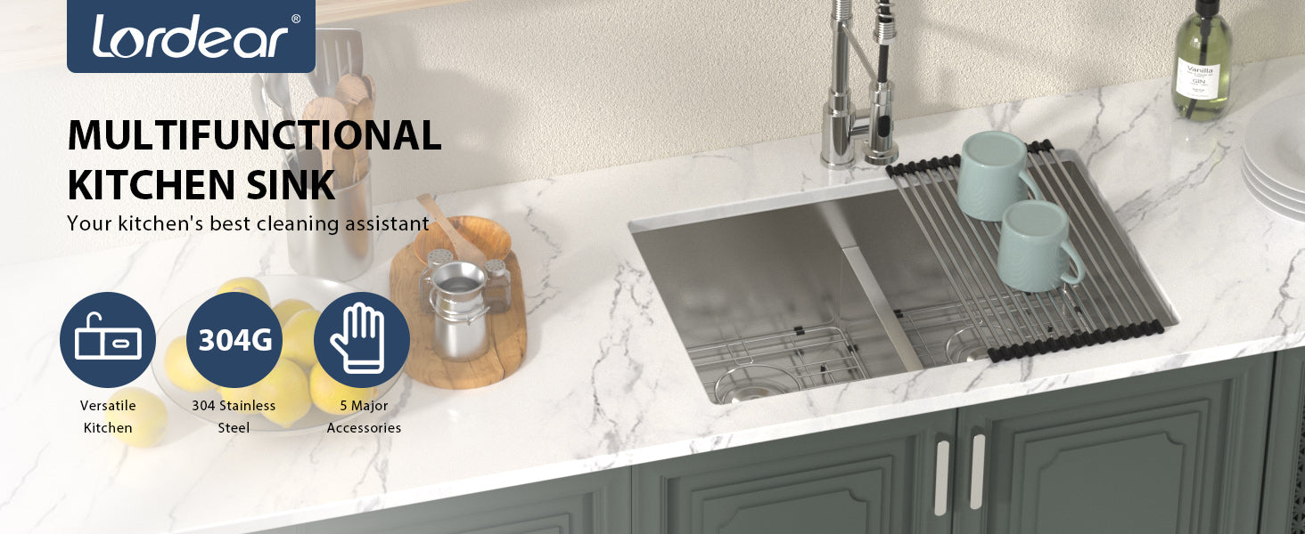 Premium Undermount Kitchen Sink