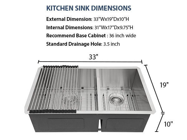 Premium Undermount Kitchen Sink