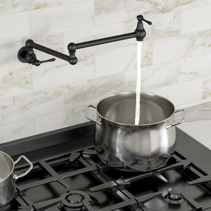Lordear Brass Wall Mount Folding Lever Kitchen Faucet  from Lordear