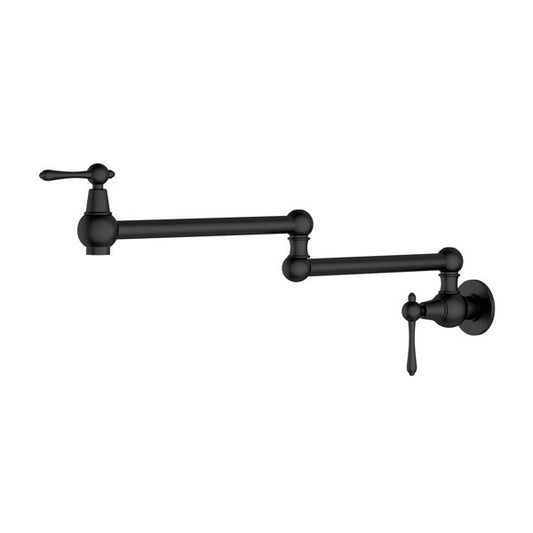 Lordear Brass Wall Mount Folding Lever Kitchen Faucet  from Lordear