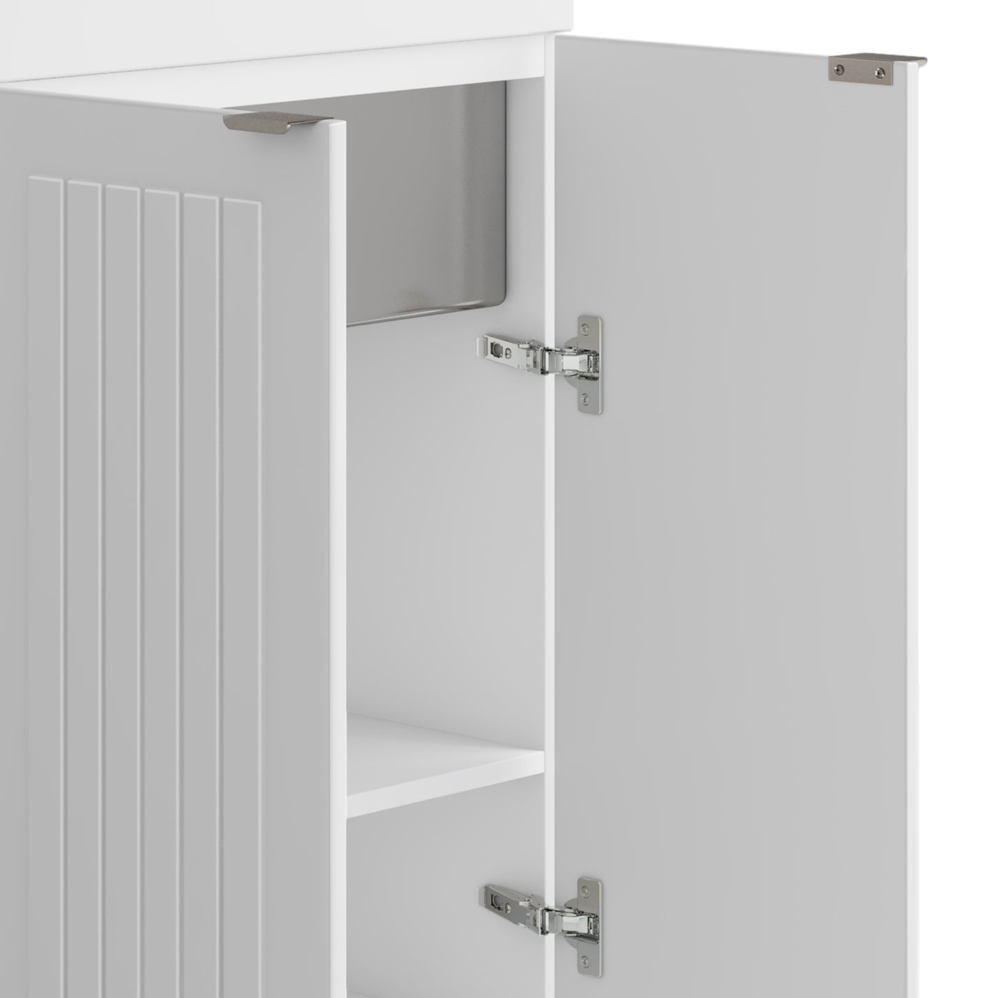All-in-One Utility 10-inch Deep Stainless Steel Sink & 24/28-inch Pure White Laundry Cabinet With Faucet  from Lordear