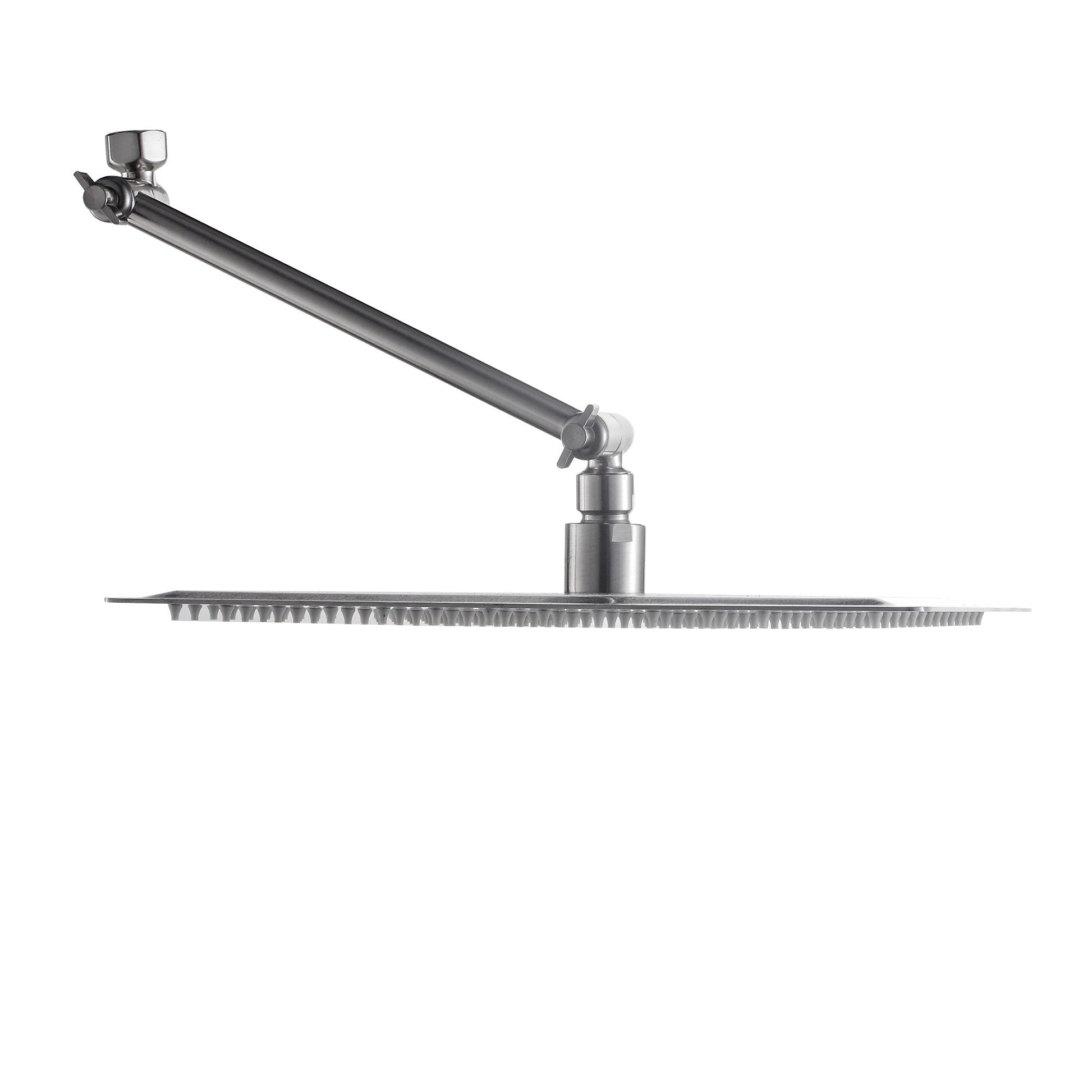 Lordear 12" Stainless Steel Shower Head Dripping with 11" Extension Shower Arm  from Lordear