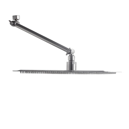 Lordear 12" Stainless Steel Shower Head Dripping with 11" Extension Shower Arm  from Lordear