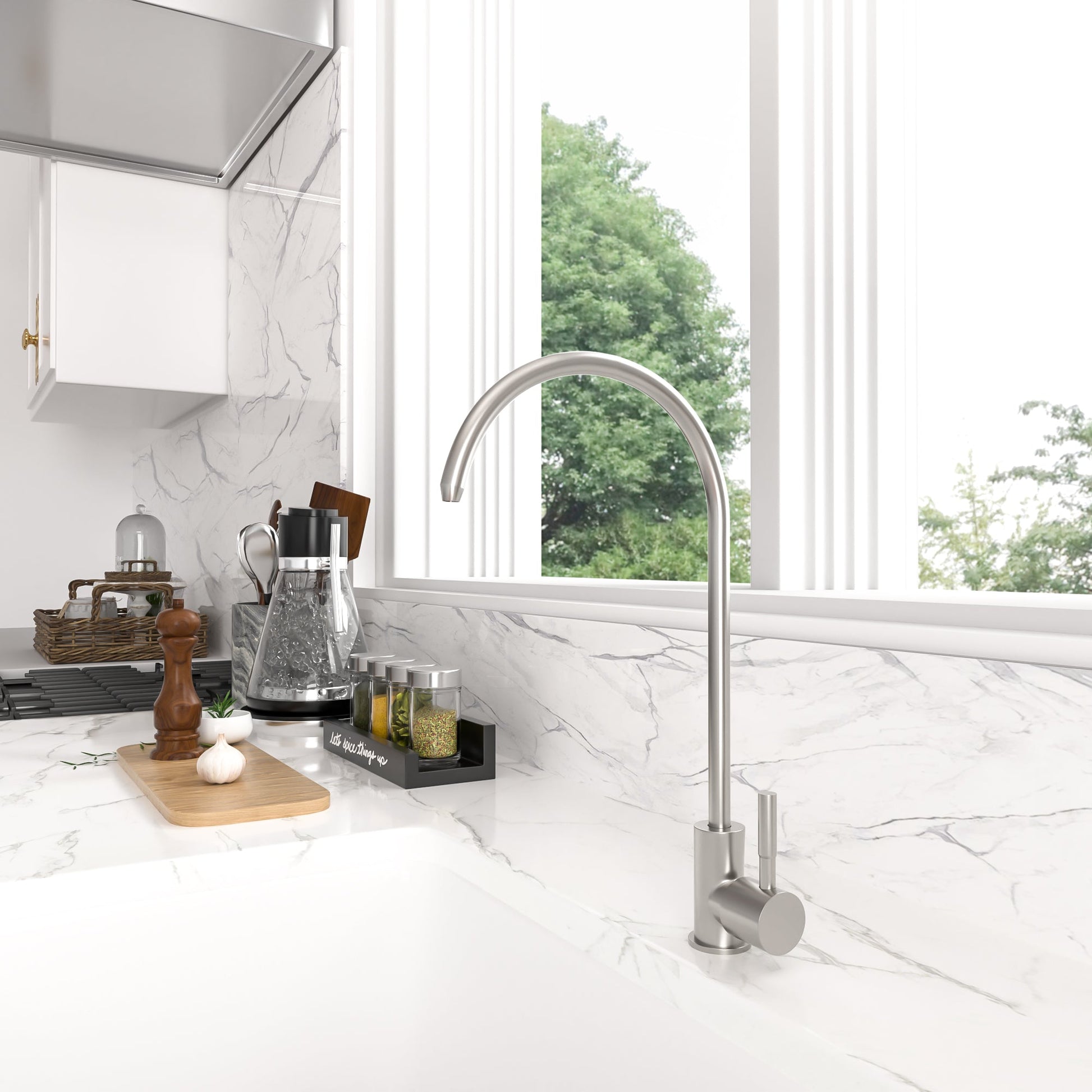 Lordear ‎Brass 360 Degree Rotating Booster Filter Kitchen Faucet  from Lordear