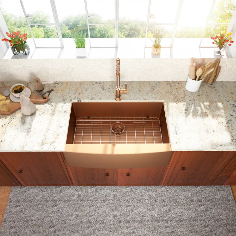Lordear 36" x 21" Stainless Steel Apron Front Single Bowl Farmhouse Kitchen Sink  from Lordear